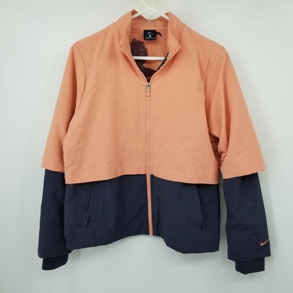 Nike Shield Women's Multicolor Golf Long Sleeve Lightweight Jacket Size Medium - Picture 1 of 13